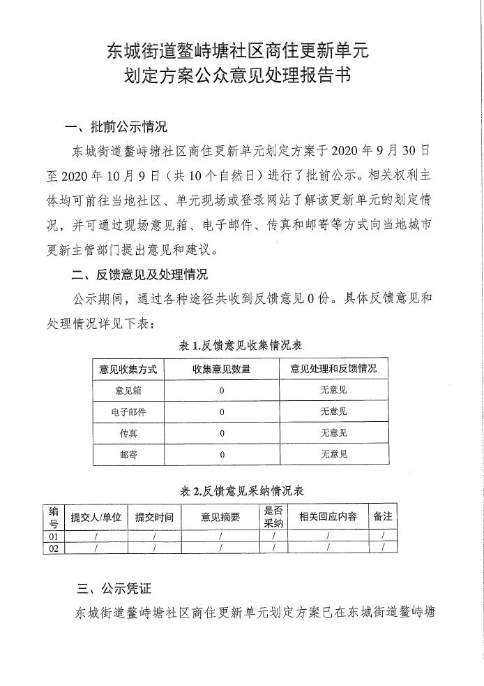 東城街道辦事處關于《東城街道鰲峙塘社區(qū)商住更新單元劃定方案》的批前公示（公示證明）0000.jpg