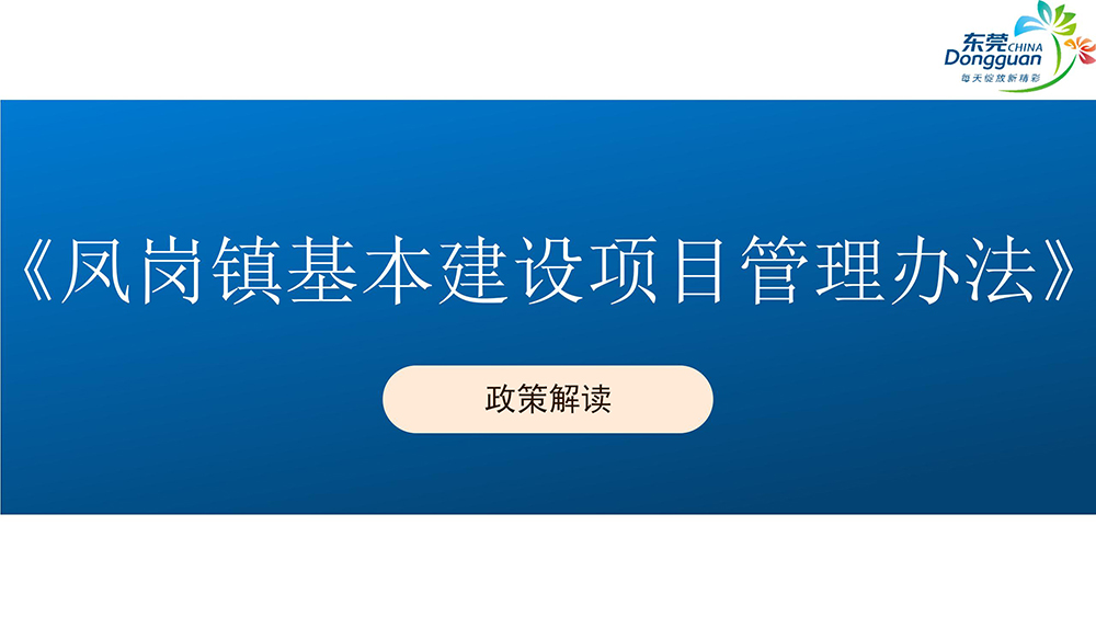 《鳳崗鎮(zhèn)基本建設(shè)項目管理辦法》政策解讀_01.jpg