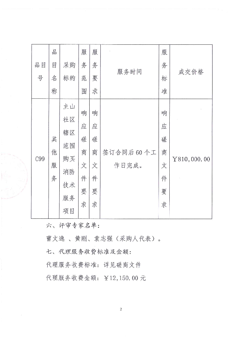 主山社區(qū)轄區(qū)范圍購買消防技術(shù)服務(wù)項目結(jié)果公告_頁面_2.png